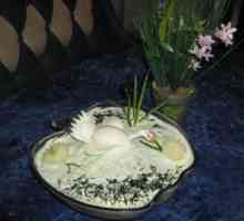 Ukusna i lijepa salata "White Swan"