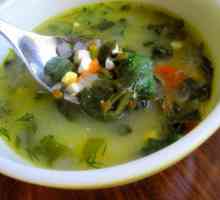 Zelena juha sa kiseljak i jaja: recept