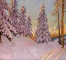 Winter: slika ruskog umjetnika. A hladno plava plava ...