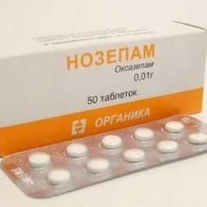 Anksiolitik droge "nozepam": uputstva za upotrebu