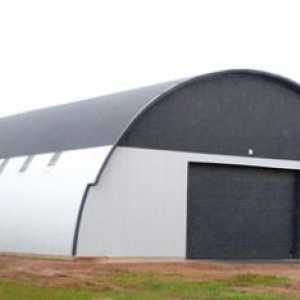 Arched hangara: glavne prednosti