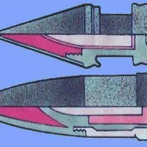 Je umetnute projektil se razlikuje od konvencionalnih oklop-piercing