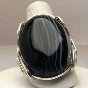 Black Onyx (kamen). mineralna svojstva