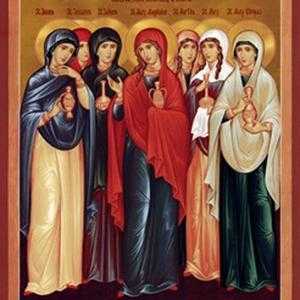Dan Svetog Myrrh-Imajući Žene u pravoslavlju u. Ikonu "miro nose žene na grob Gospodnji"