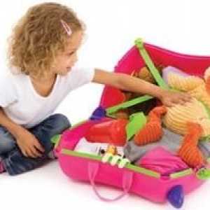 Djeca kofer za djevojke - to je dobra ideja da putuje!
