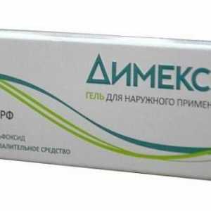 "Dimexidum" (gel): indikacije za upotrebu, upute za uporabu, analoga, recenzije