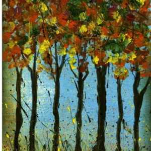 Početna slikarske škole: naslikao jesen - olovku i boje