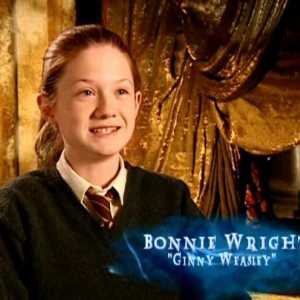 Ginny Weasley glumica, koja glumi Ginny Weasley