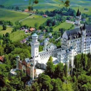 Evropska dvoraca. Neuschwanstein Castle - biser Bavarska
