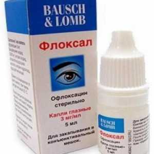 "Floksal" - kapi za oči. Uputstva za upotrebu u liječenju konjuktivitisa