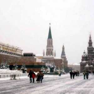 Gdje hodati zimi u Moskvi? Ono što je snijeg kapital? Mjesta i znamenitosti grada