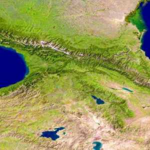 Glavni Kavkazu Range: opis, parametri vrhu