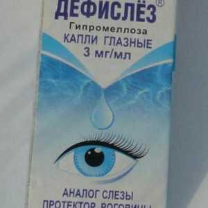 Kapi za oči "Defislez": uputstva za upotrebu