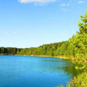 Blue Lake, Chernihiv regiji. Ostatak u Ukrajini