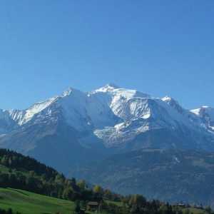 Mont Blanc - turističkog centra Alpa i zapadne Evrope