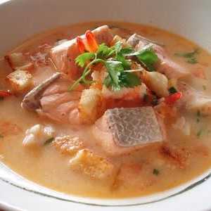 Kuhanje finski riblja juha s vrhnjem: Mogućnosti recepti