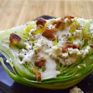Kako pripremiti salate sa salatom "ledenog brijega" (recepti)