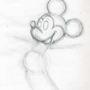 Kako se izvući Mickey Mouse? Učimo!