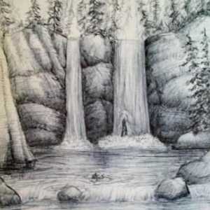 Kako nacrtati vodopada? Jednostavan i jasan opis metode