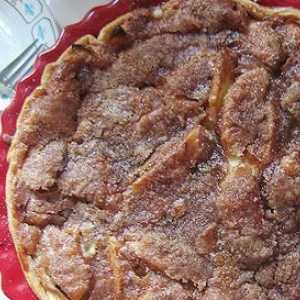 Kako kuhati tortu "pičkica" od jabuke i kiselo punjenje krem?