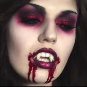 Kako vampir šminka za Noć vještica. praktičnih savjeta