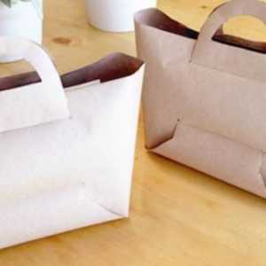 Kako napraviti torbu od papira: dva zanimljiva načina
