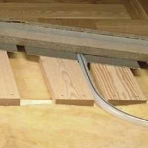 Kako instalirati toplog poda u drvenoj kući