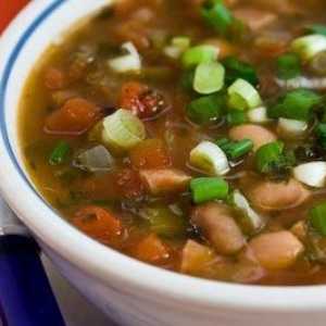 Kako kuhati grah juha s piletinom i povrćem