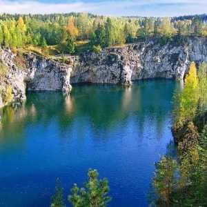 Karelia. Marble Canyon - jedinstveni prirodni spomenik, napravljen ljudskom rukom
