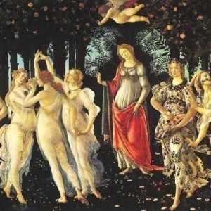 Slikarstva Botticelli "Spring" - jedan od najvažnijih vrhunska umjetnička djela