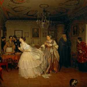 Painting "Courting Major": opis slike