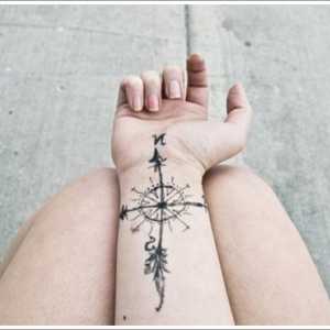 Kompas - tetovažu na sreću