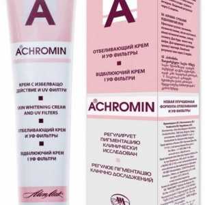 Kozmetička krema "Ahromin": Uputstvo za upotrebu