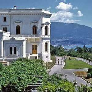 Livadia Palace na Krimu. Jalta, Livadia Palace. Story fotografija