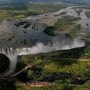 Na ono što rijeka je Victoria Falls? Precizni podaci, brojke, statistike i usporedbe