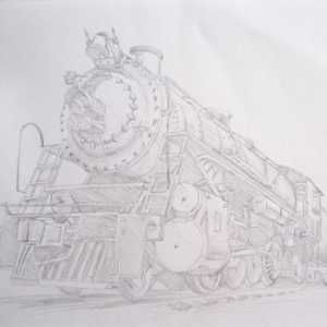 Nekoliko riječi o tome kako nacrtati voz