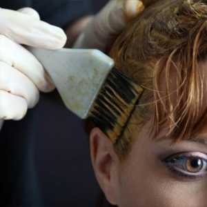 Za bojenje kose: siva kosa bojenje tehnologija
