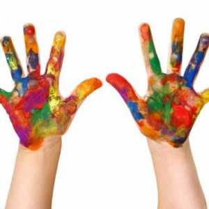 Prst boje za djecu mlađu od jedne godine: pokušaj da bi privukli