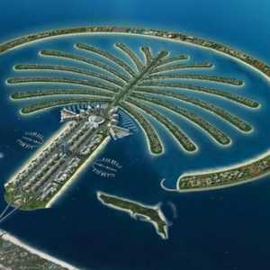 Palm Jumeirah, Ujedinjeni Arapski Emirati. Opis umjetne palme otoka u Dubaiju