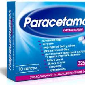 "Paracetamol 325 mg": aplikacija komentare i doza instrukcije