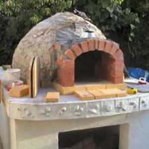 Pompejevoj peći. Drva peć za pizzu