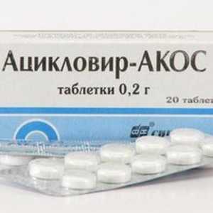 Droge "aciklovir-Akos" (tablete). Uputstva za upotrebu za djecu i odrasle, recenzije