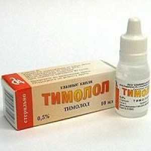 Priprema "timolol" (kapi za oči) upute za uporabu
