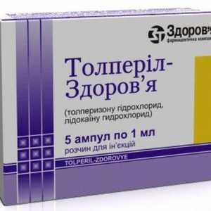 Lek "Tolperil": uputstva za upotrebu (injekcije)