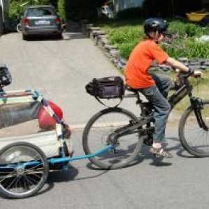 Prikolica za bicikle - zabave i povoljno! Kako napraviti svoje ruke prikolicu kolica za djecu na…