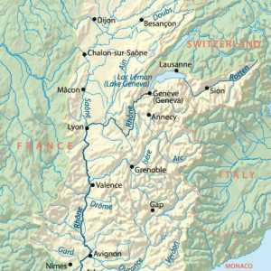 Rhone River: opis, karakteristike, fotografije