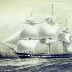 "Pallada" Ruska brod. "Fregate" Pallada "- Putopisi i Goncharova.