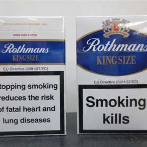 Rothmans- cigarete imaju odličnu kvalitetu Engleza