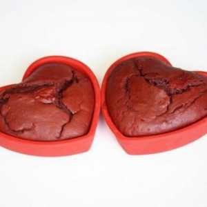 Čokolade i mente muffini u silikonom stvara