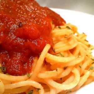 Špagete sos od paradajza: različite opcije za kuhanje
